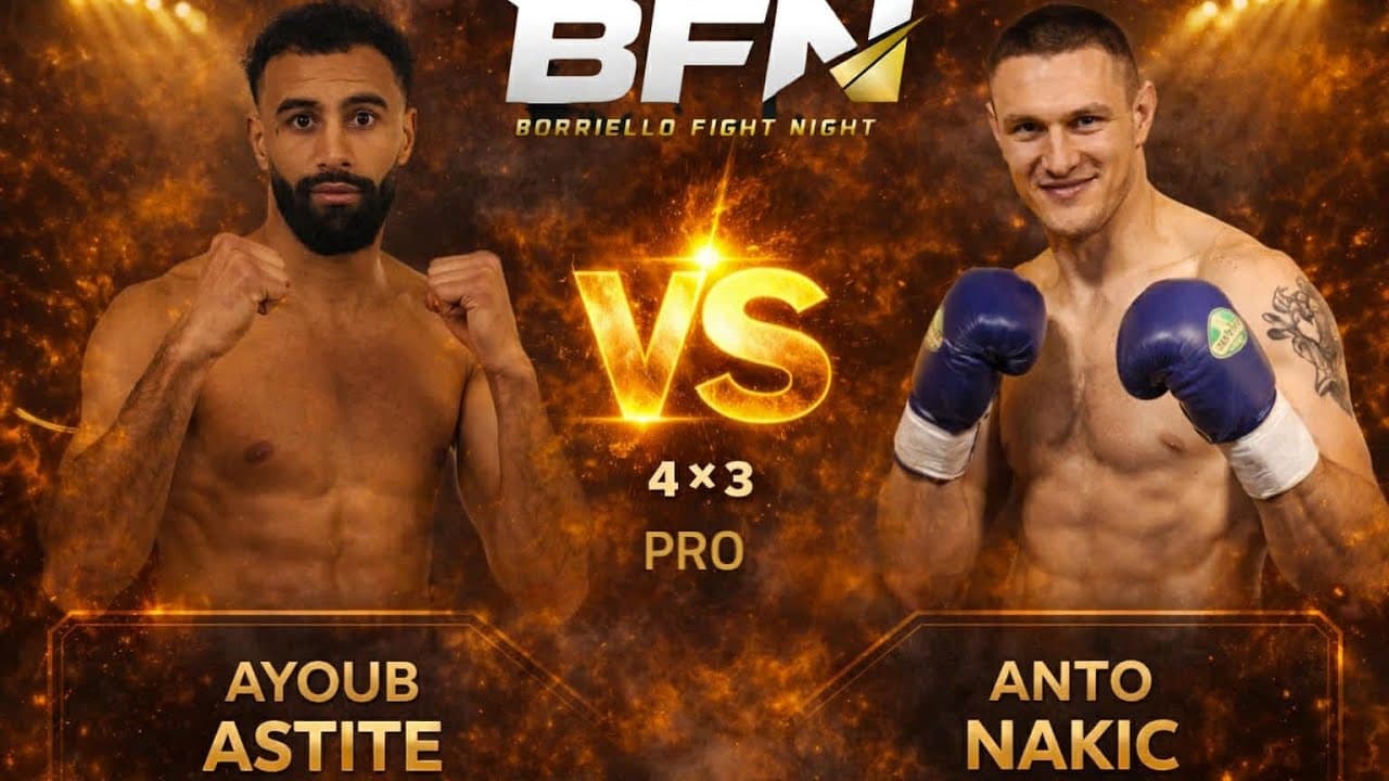 MEMORI: BORRIELLO FIGHT NIGHT : Le résumé complet du duel ASTITE vs NAKIC