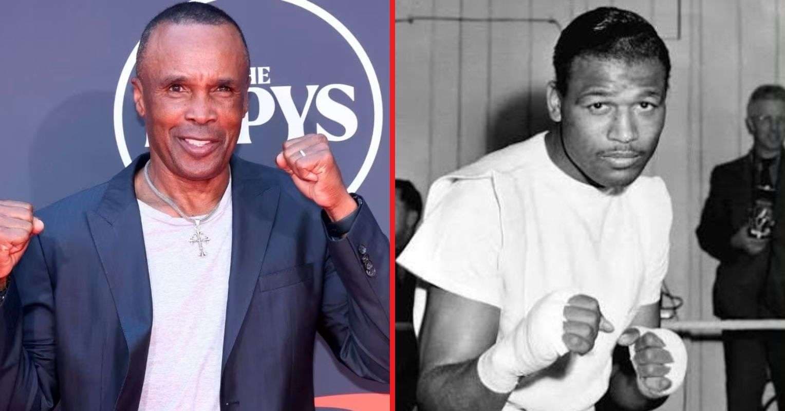Sugar Ray Leonard and Sugar Ray Robinson